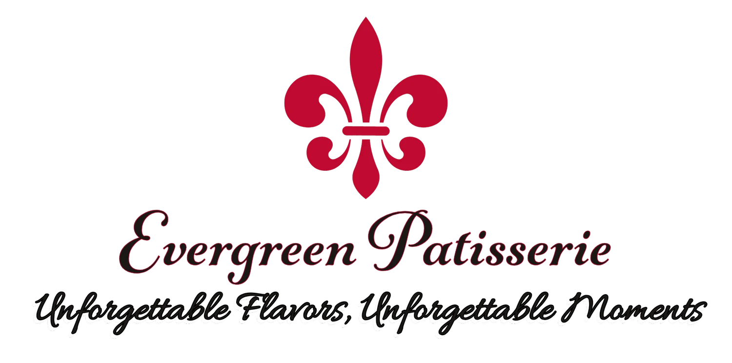 Evergreen Patisserie Logo With Slogan