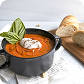 Menu 56 Roasted Red Pepper & Gouda Soup