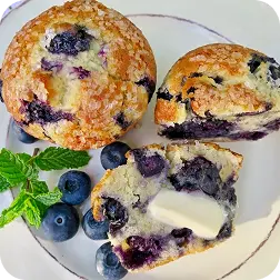 Menu 3 Blueberry Muffins
