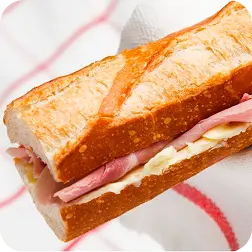 Menu 36 Jambon et Gruyère